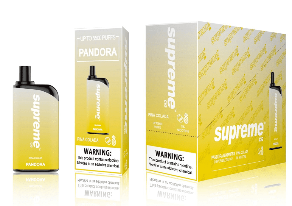 Supreme Pandora Disposable 5500 Puffs | Pina Colada