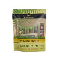 KING PALM 25-PACK MINI ROLLS BOX