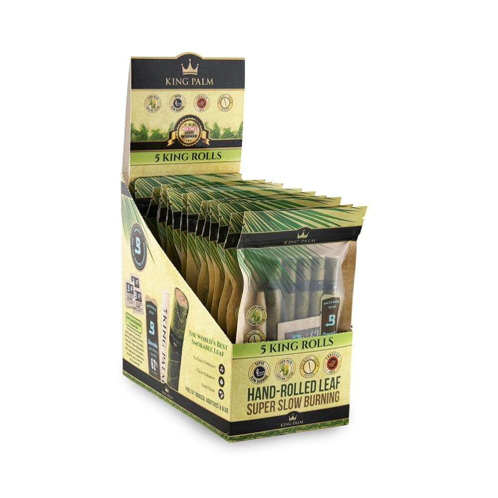 KING PALM 5 PACK KING SIZE ROLLS BOX