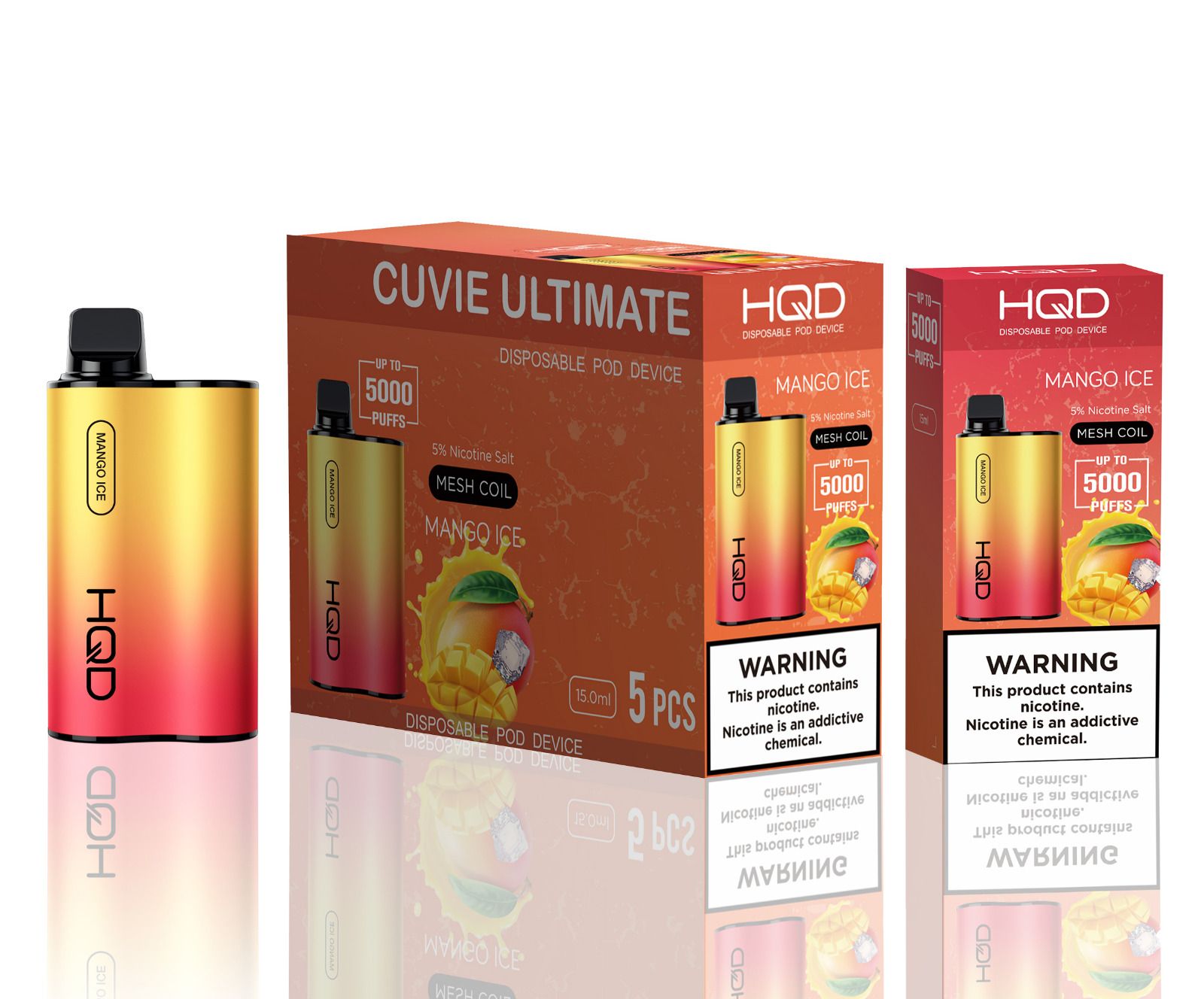 HQD Cuvie Unlimited MANGO GUAVA 5000 puff