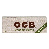 OCB ORGANIC 1-1/4" + TIPS