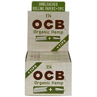 OCB ORGANIC 1-1/4" + TIPS