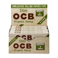 OCB ORGANIC HEMP KING SIZE SLIM + TIPS