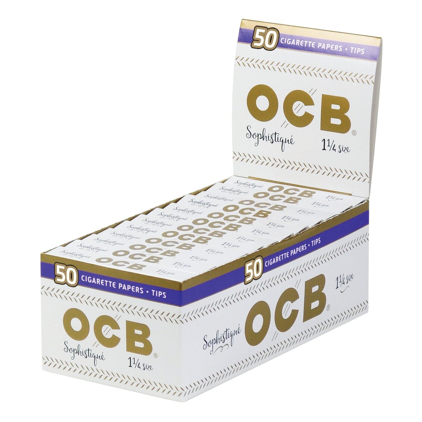 OCB SOPHISTIQUE 1-1/4" PAPERS + TIPS