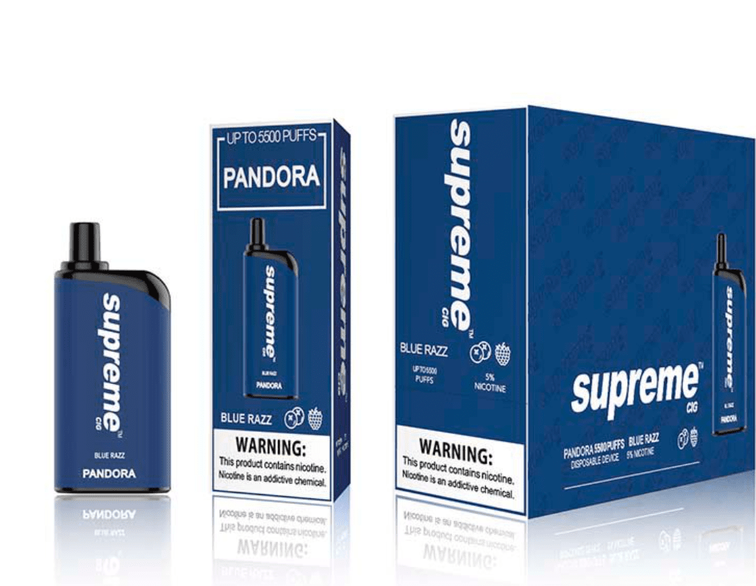 Supreme Pandora Disposable 5500 Puffs | Blue Razz