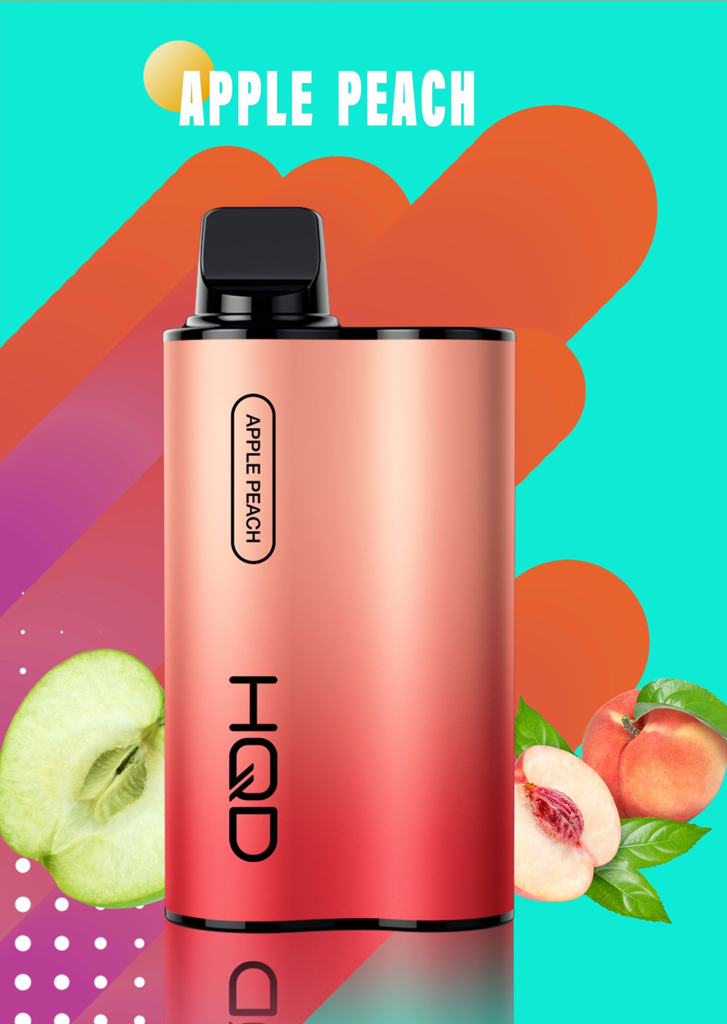 HQD Cuvie Unlimited APPLE PEACH 5000 puff