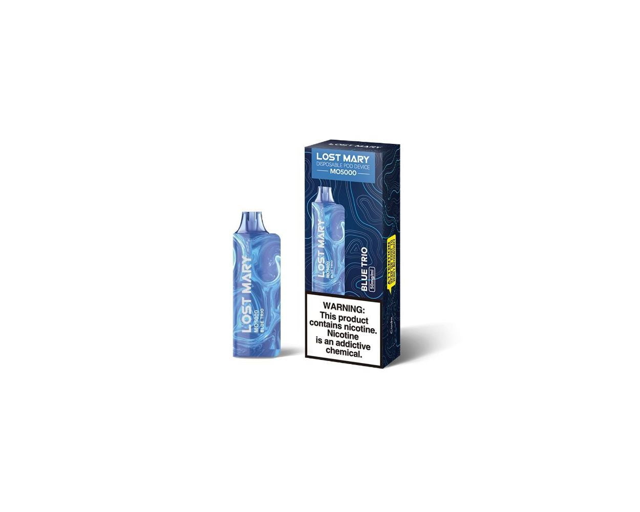 Lost Mary Blue trio MO5000 Disposable by Elf Bar 5-Pack