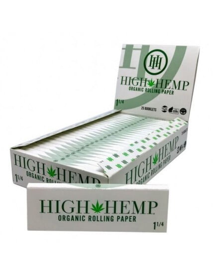 HIGH HEMP ORGANIC ROLLING PAPER 1-1/4