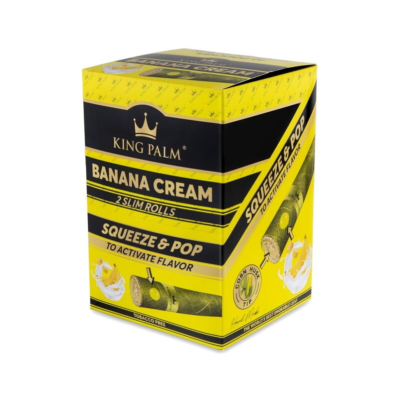 KING PALM BANANA CREAM 2 PACK SLIM BOX