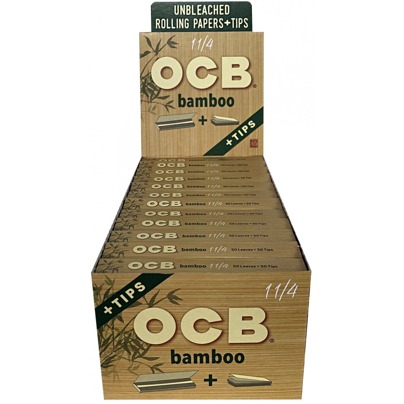 OCB BAMBOO 1-1/4" + TIPS OCB BAMBOO 1-1/4" + TIPS