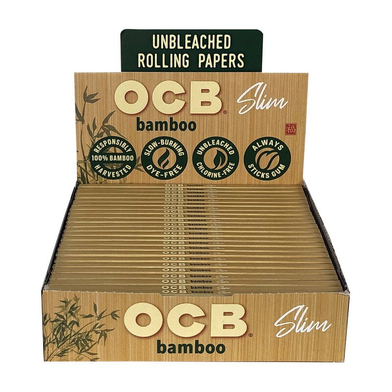 OCB BAMBOO KING SIZE SLIM ROLLING PAPERS