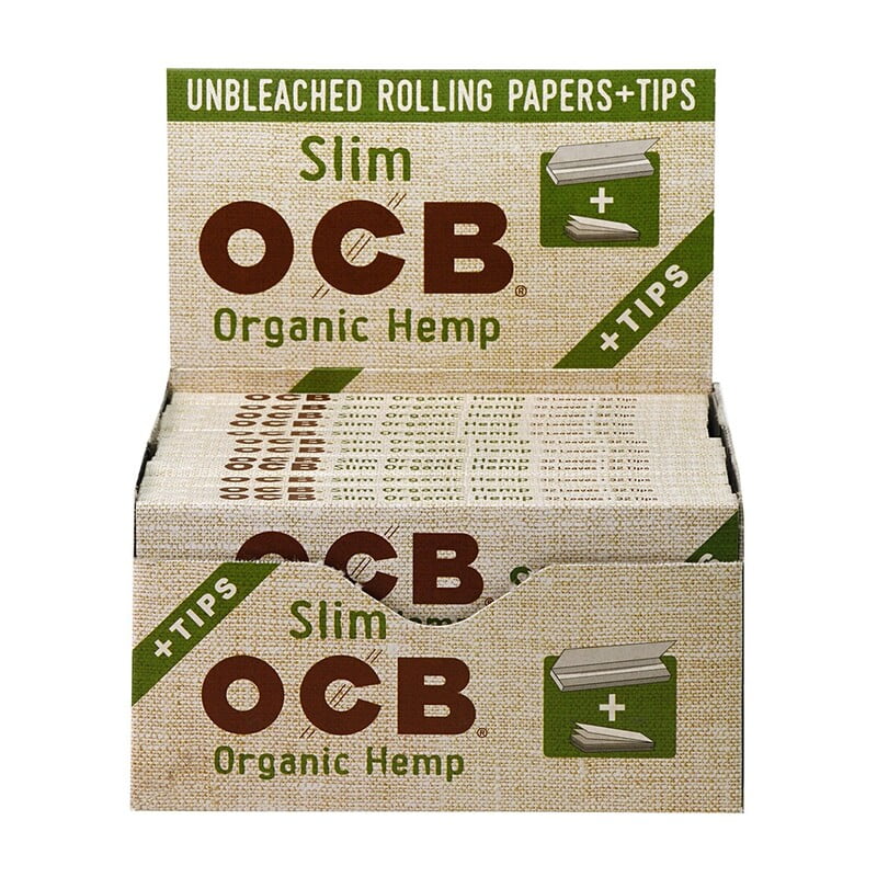 OCB ORGANIC HEMP KING SIZE SLIM + TIPS