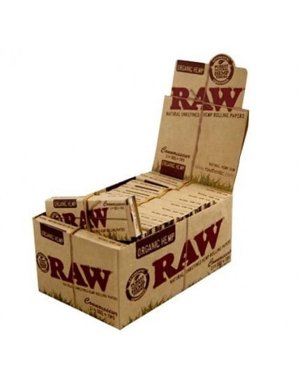 RAW CONNOISSEUR 1-1/4″ W/TIPS (ORGANIC)