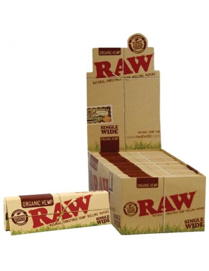 RAW ORGANIC HEMP NATURAL UNREFINED 70MM (ORGANIC)