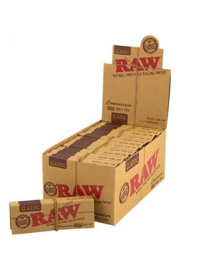 RAW SINGLE WIDE CONNOISSEUR 68MM (CLASSIC)